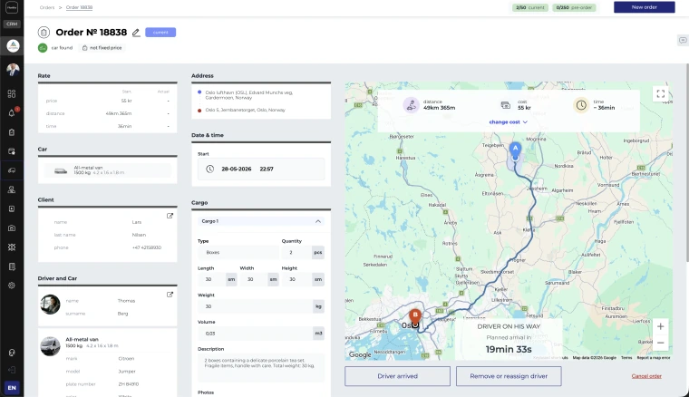 Fleetika carrier fleet management