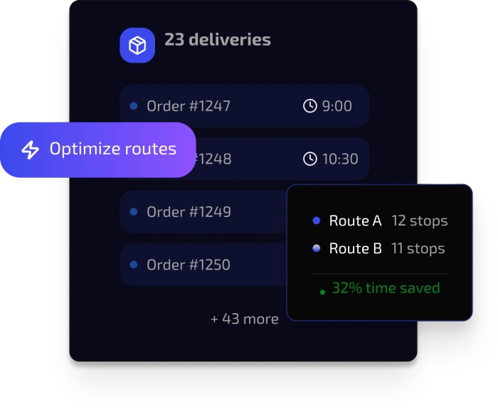Automatic route optimization
