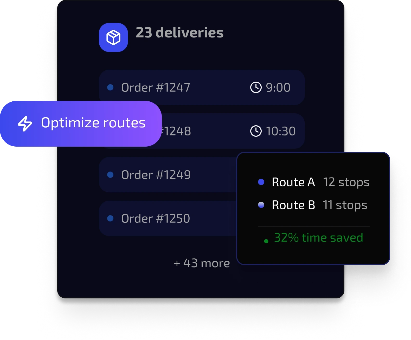 Automatic route optimization